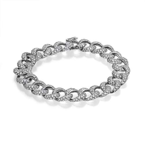 Cuban Link Diamonds Bracelet