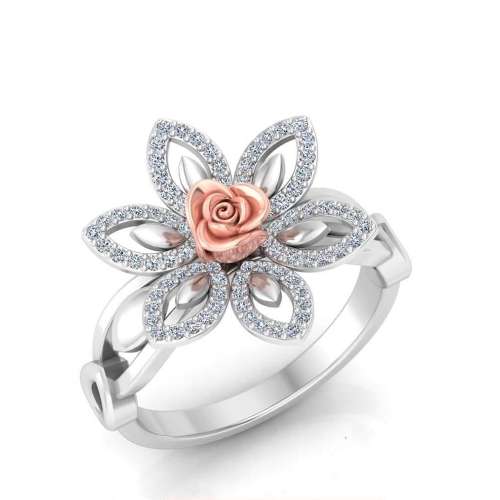 Rose Diamonds Ring