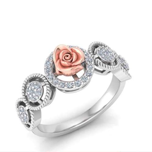 Rose Diamonds Ring