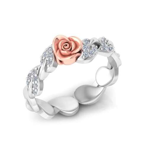 Rose Diamonds Ring