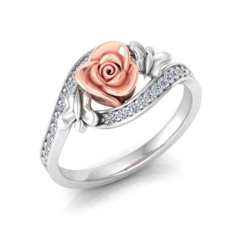 Rose Diamonds Ring