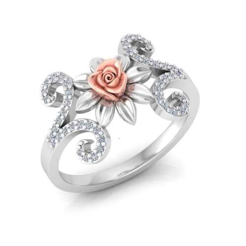 Rose Diamonds Ring