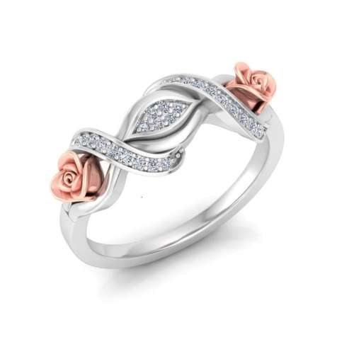 Rose Diamonds Ring