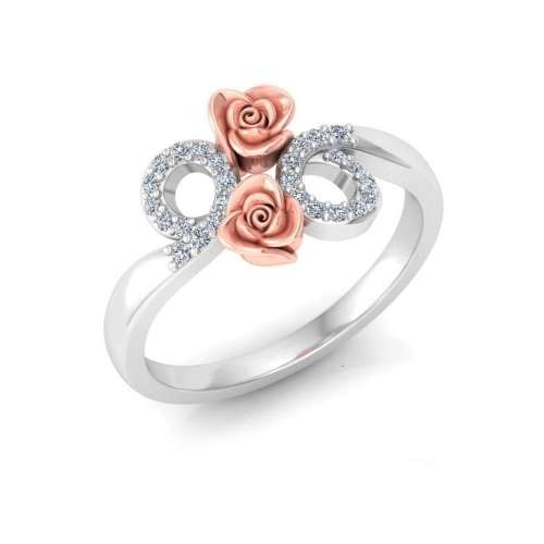 Rose Diamonds Ring