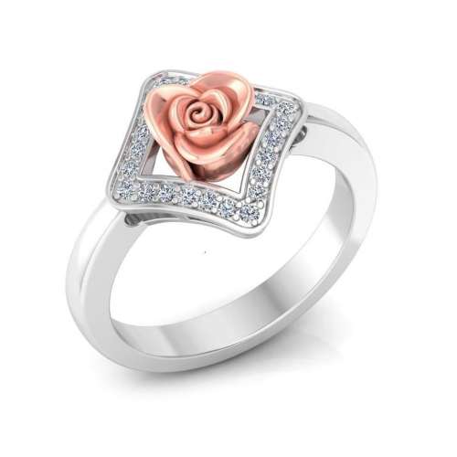 Rose Diamonds Ring