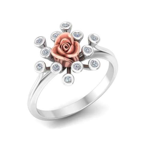 Rose Diamonds Ring