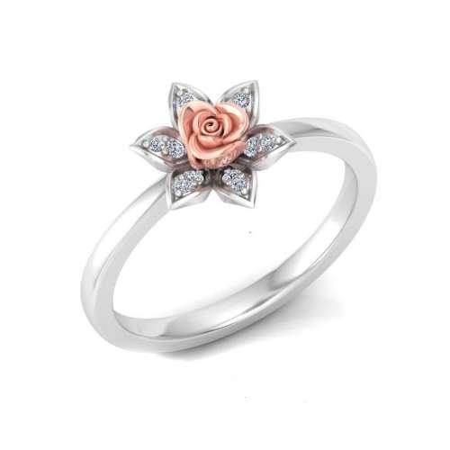 Rose Diamonds Ring