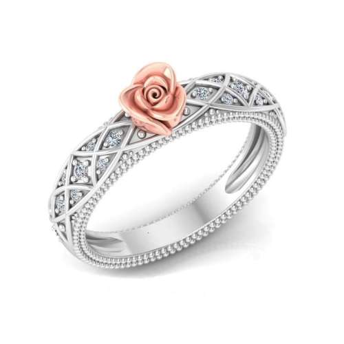 Rose Diamonds Ring