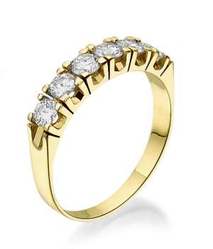 Gold Ring Set Diamonds