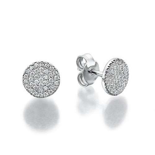 Designed Earrings Set Diamonds