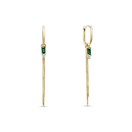 Emerald Drop Earrings