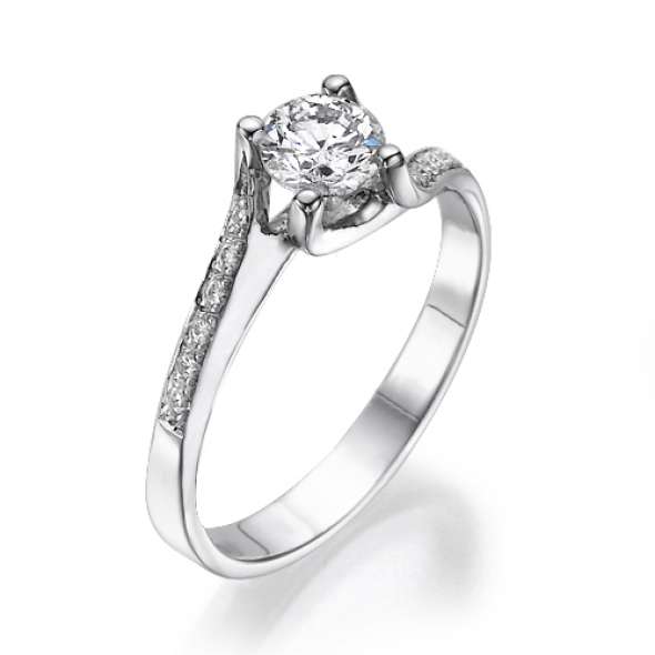 Twist Engagement Ring