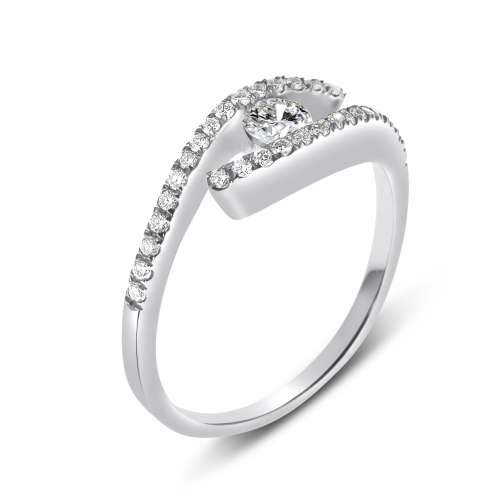 Twist Engagement Ring