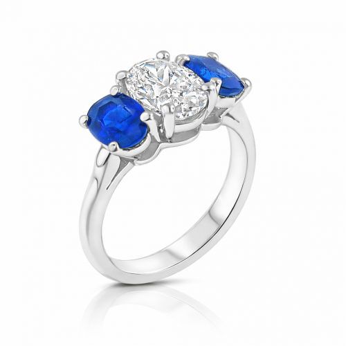 טבעת 3 יהלומים טבעת 3 יהלומים