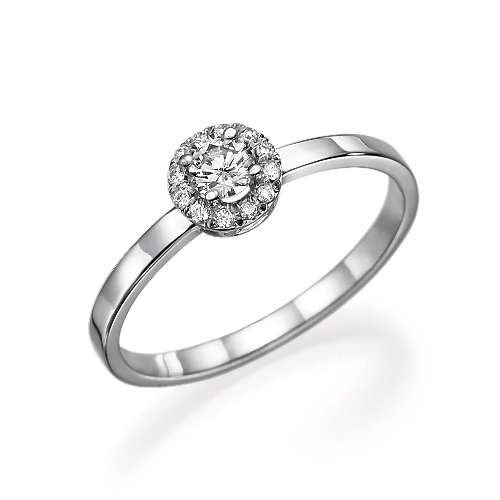 Halo Engagement Ring