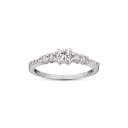 Delicate Engagement Diamonds Ring