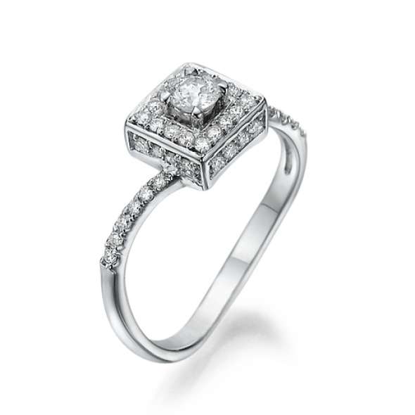 Cubiс Engagement Ring