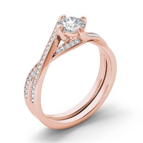 Twist Engagement Ring