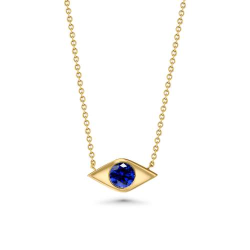 Sapphire Eye Pendant