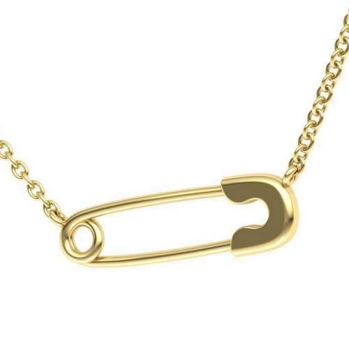 Safety Pin Pendant