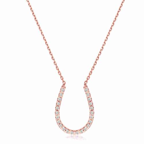 Horseshoe Diamonds Pendant