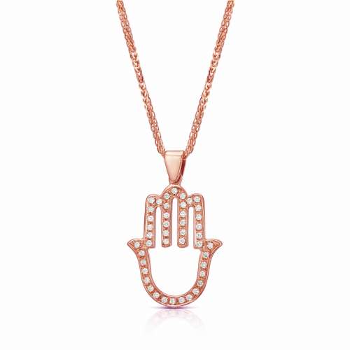 Hamsa Diamonds Pendant